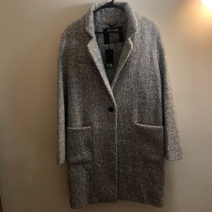 Zac Posen Boyfriend Coat -in Lunar Rock